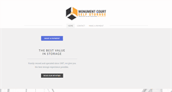 Desktop Screenshot of monumentcourtstorage.com